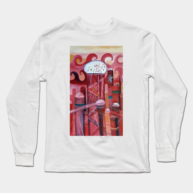 red city Long Sleeve T-Shirt by diegomanuel